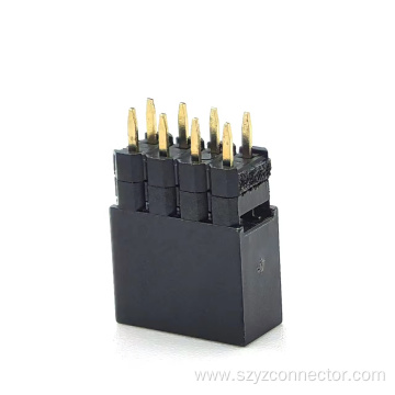 2.54mm Pitch Female header Dual Row Straight H12.5mm
